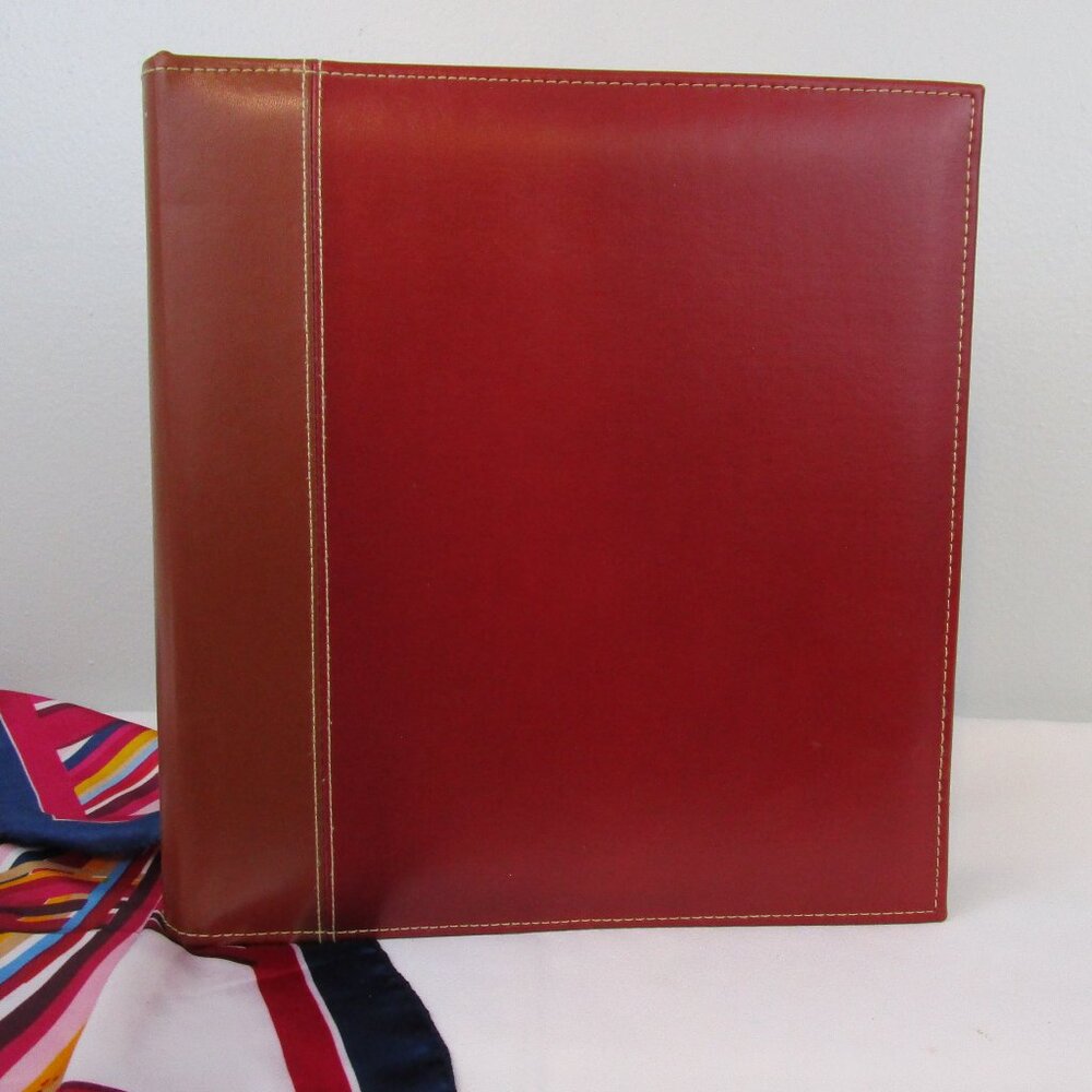 Bindertek Premium Leather 3-Ring Binder/Photo Album - 4th of 8